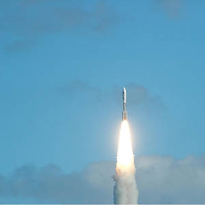 Atlas V rocket carrying the New Horizons spacecraft.